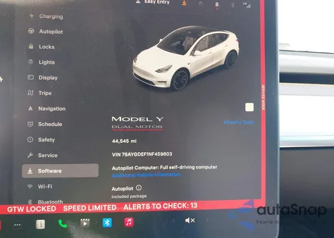 2022 Tesla Model Y Performance Dual Motor All-Wheel Drive from USA, damaged, VIN 7SAYGDEF1NF459603